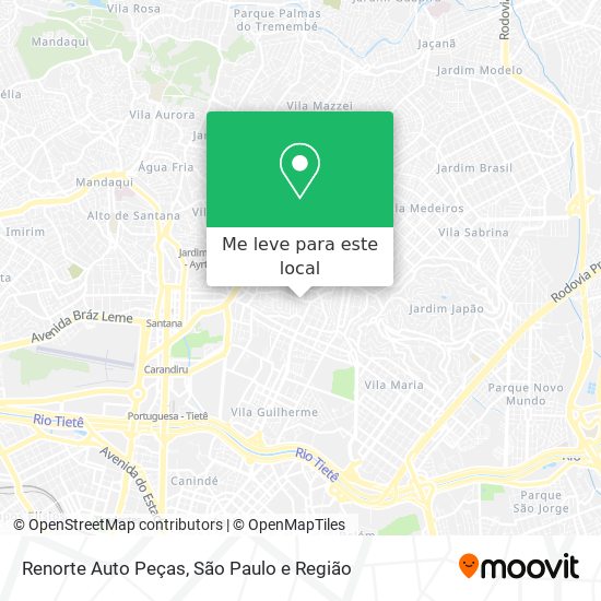 Renorte Auto Peças mapa