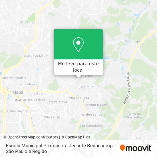 Escola Municipal Professora Jeanete Beauchamp mapa