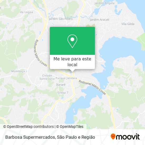 Barbosa Supermercados mapa