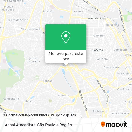 Assaí Atacadista mapa