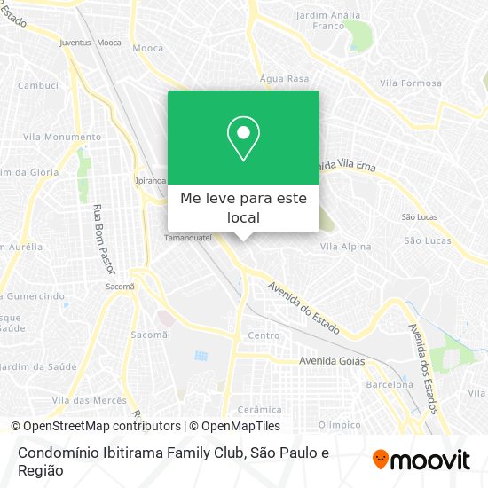 Condomínio Ibitirama Family Club mapa