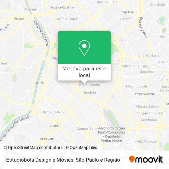 Estudiobola Design e Móvies mapa