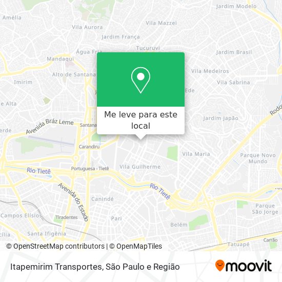 Itapemirim Transportes mapa