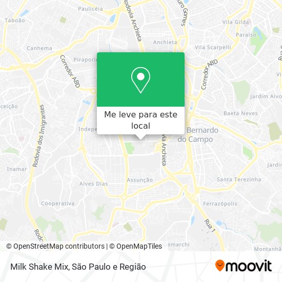 Milk Shake Mix mapa