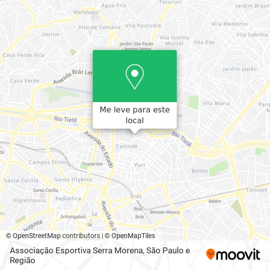 Associação Esportiva Serra Morena mapa