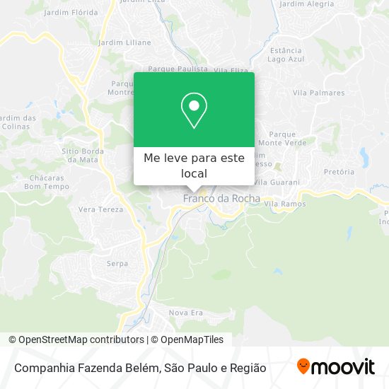 Companhia Fazenda Belém mapa