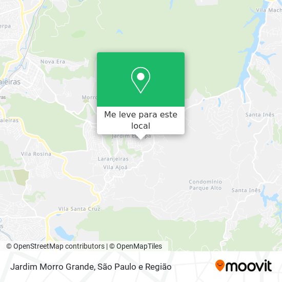 Jardim Morro Grande mapa