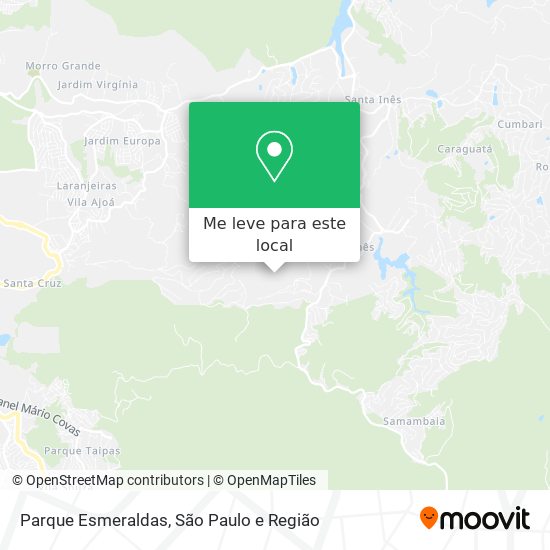 Parque Esmeraldas mapa