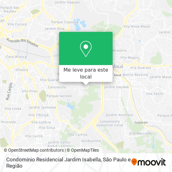Condomínio Residencial Jardim Isabella mapa