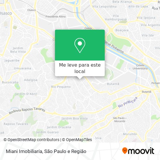 Miani Imobiliaría mapa