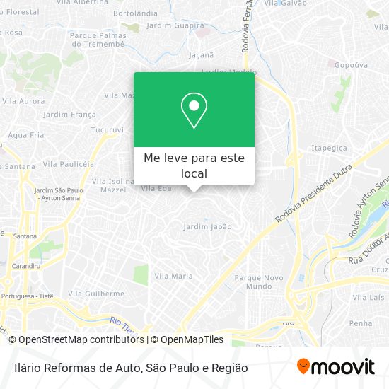 Ilário Reformas de Auto mapa