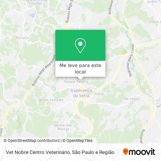 Vet Nobre Centro Veterinário mapa
