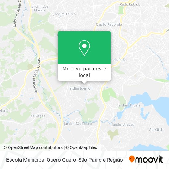 Escola Municipal Quero Quero mapa