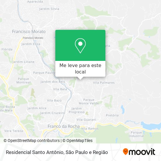 Residencial Santo Antônio mapa
