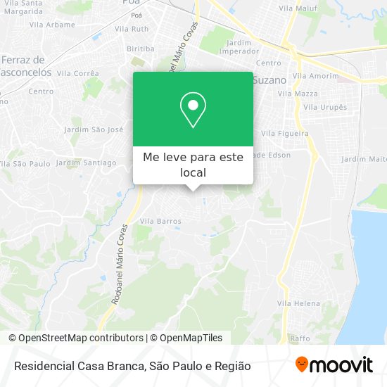Residencial Casa Branca mapa