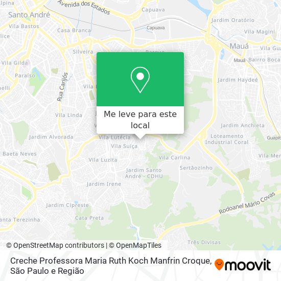Creche Professora Maria Ruth Koch Manfrin Croque mapa