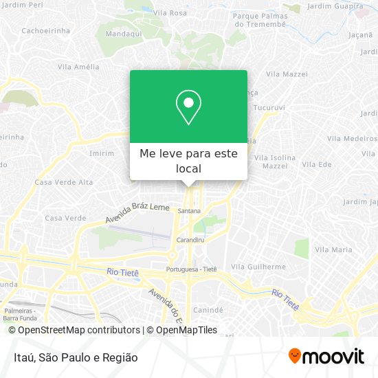 Itaú mapa