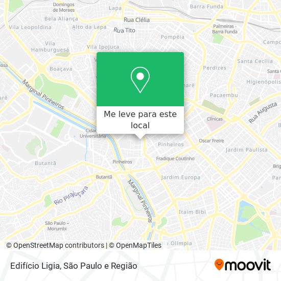 Edifício Ligia mapa