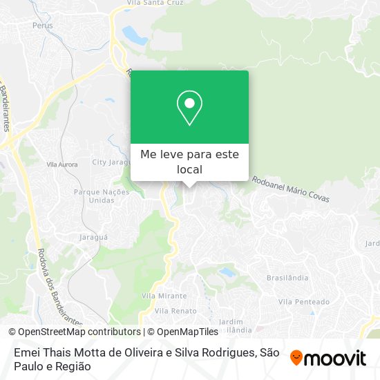 Emei Thais Motta de Oliveira e Silva Rodrigues mapa