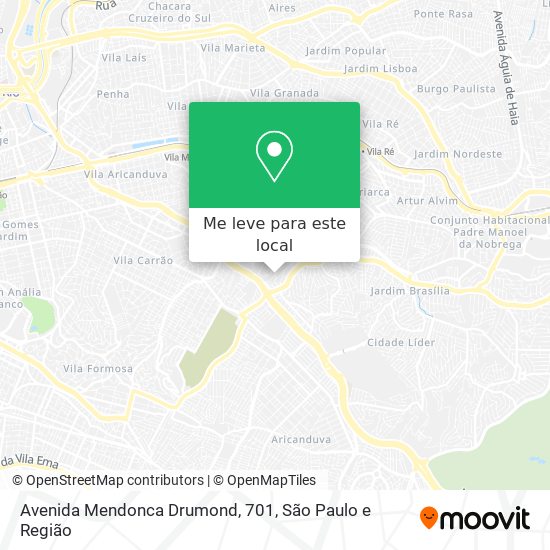 Avenida Mendonca Drumond, 701 mapa