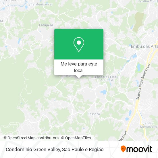 Condomínio Green Valley mapa