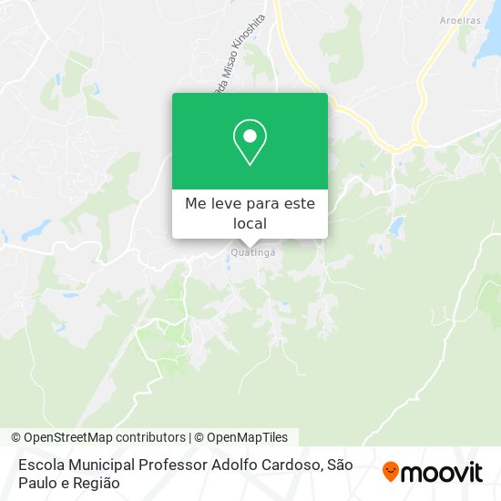 Escola Municipal Professor Adolfo Cardoso mapa