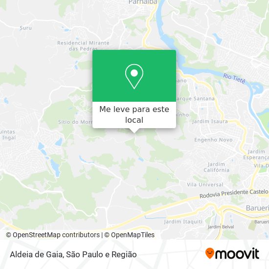Aldeia de Gaia mapa