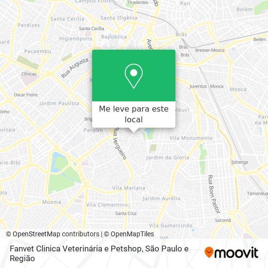 Fanvet Clinica Veterinária e Petshop mapa