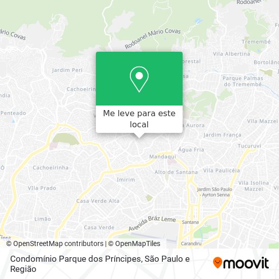 Condomínio Parque dos Príncipes mapa