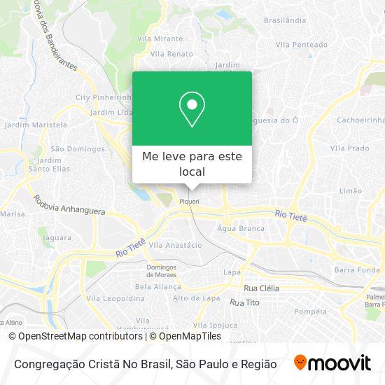 Congregação Cristã No Brasil mapa
