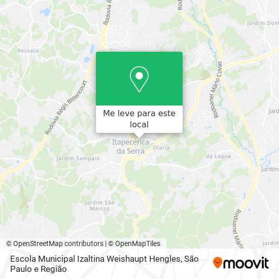 Escola Municipal Izaltina Weishaupt Hengles mapa