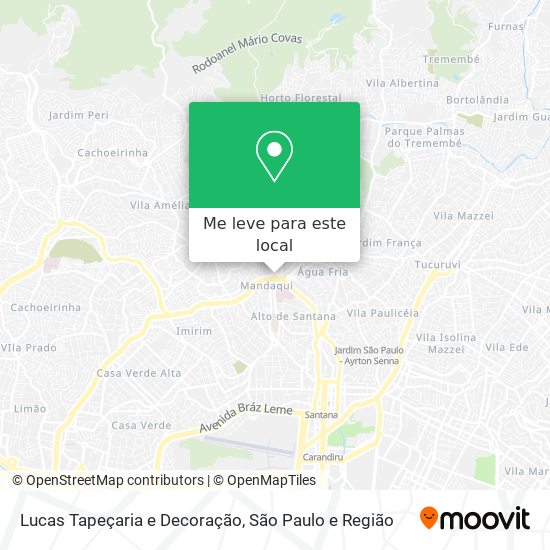 Lucas Tapeçaria e Decoração mapa