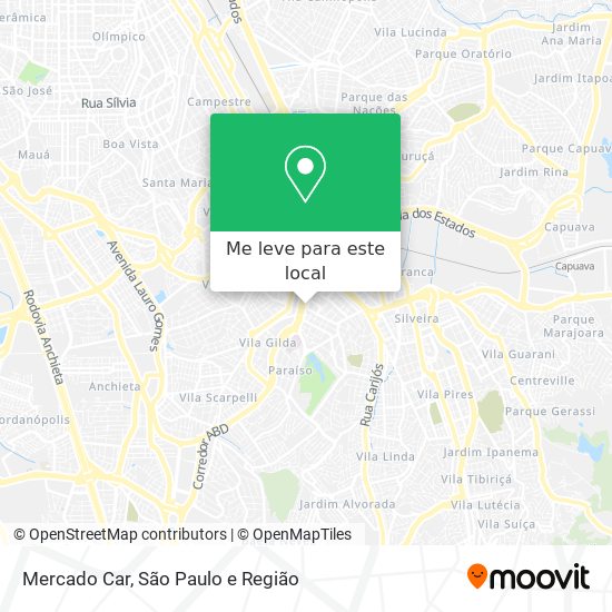 Mercado Car mapa