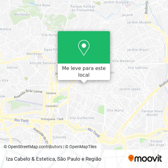 Iza Cabelo & Estetica mapa