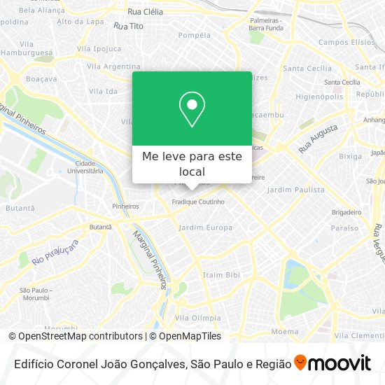 Edifício Coronel João Gonçalves mapa