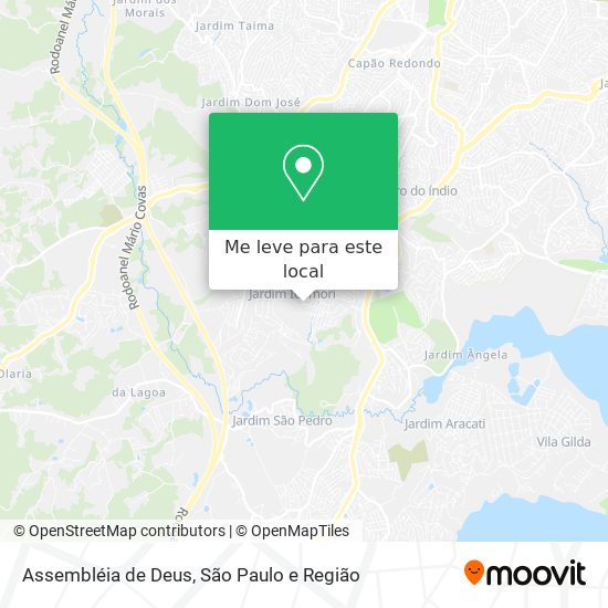 Assembléia de Deus mapa