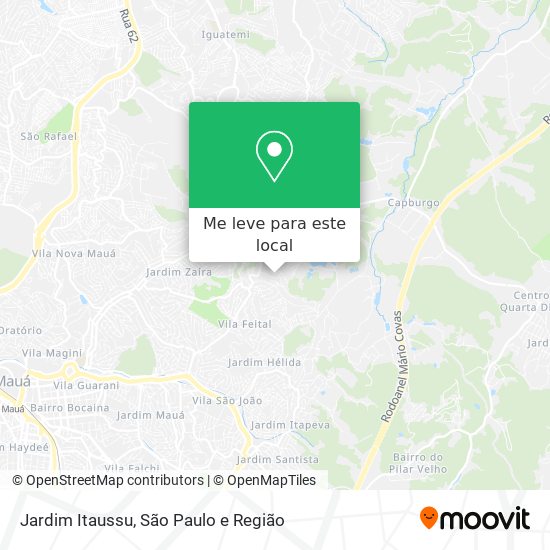 Jardim Itaussu mapa