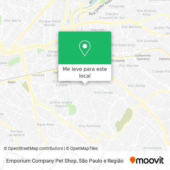 Emporium Company Pet Shop mapa