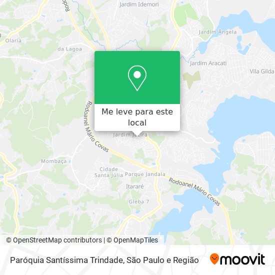 Paróquia Santíssima Trindade mapa