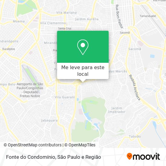 Fonte do Condomínio mapa