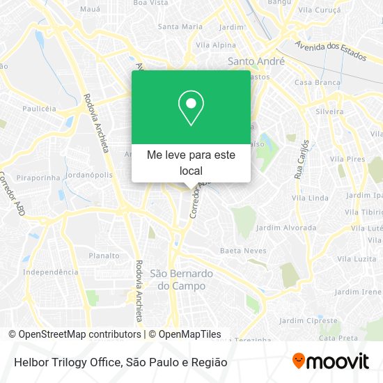 Helbor Trilogy Office mapa