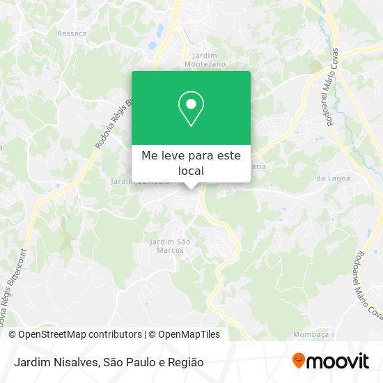 Jardim Nisalves mapa
