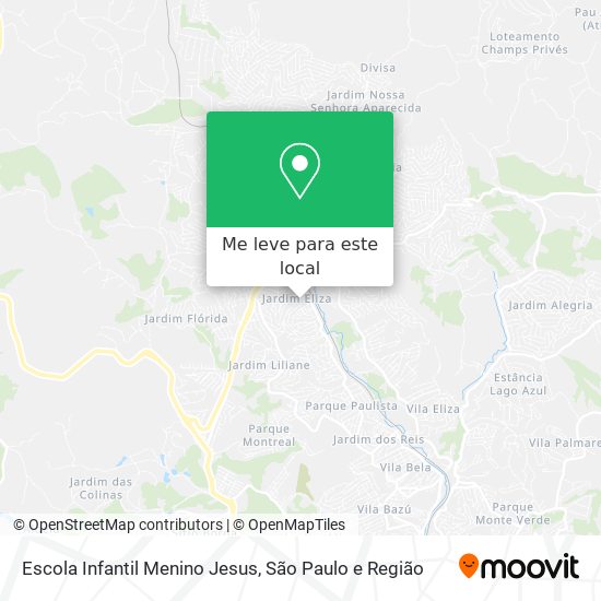 Escola Infantil Menino Jesus mapa