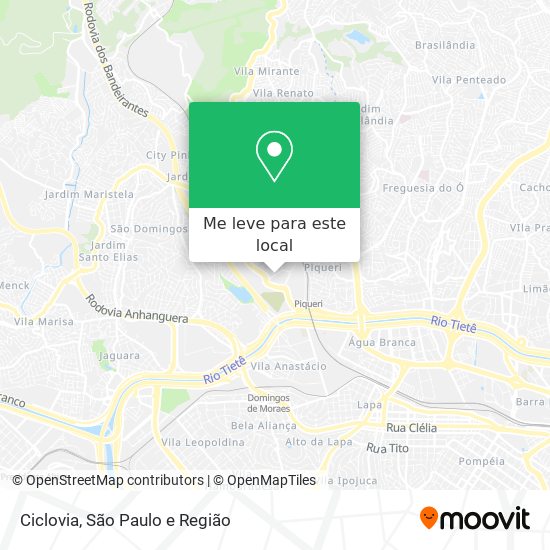 Ciclovia mapa