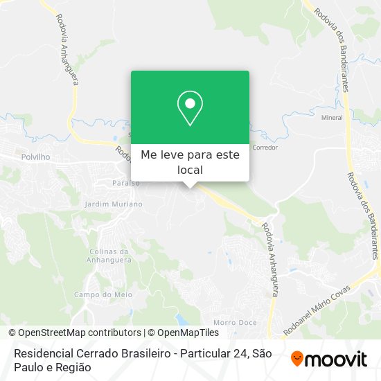 Residencial Cerrado Brasileiro - Particular 24 mapa