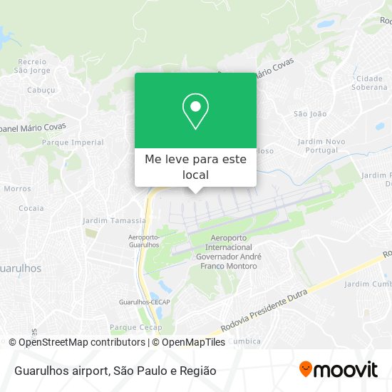 Guarulhos airport mapa