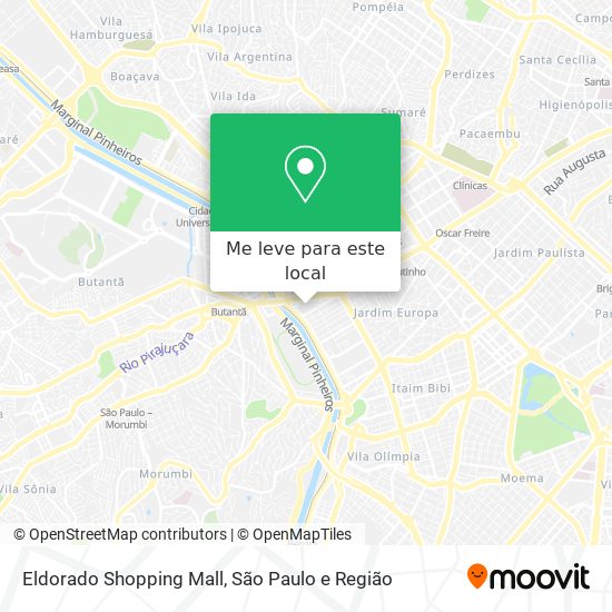 Eldorado Shopping Mall mapa