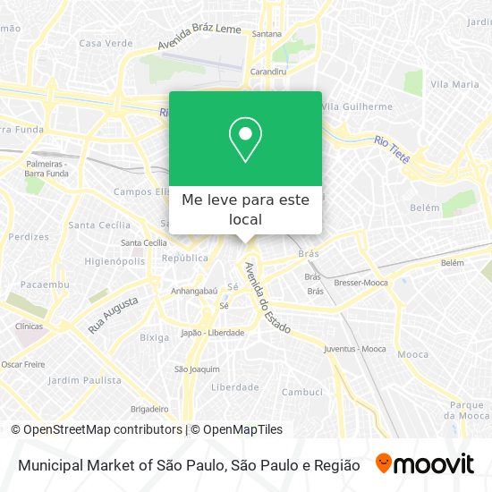 Municipal Market of São Paulo mapa