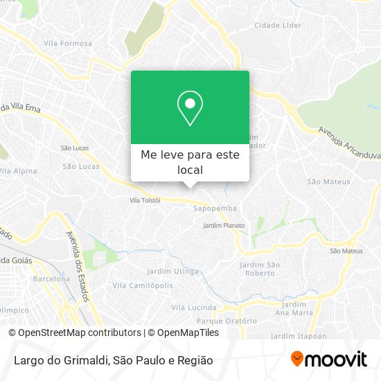 Largo do Grimaldi mapa