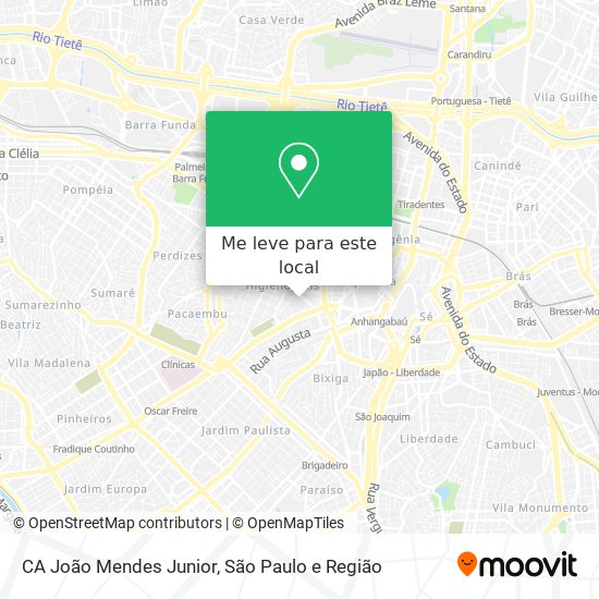 CA João Mendes Junior mapa